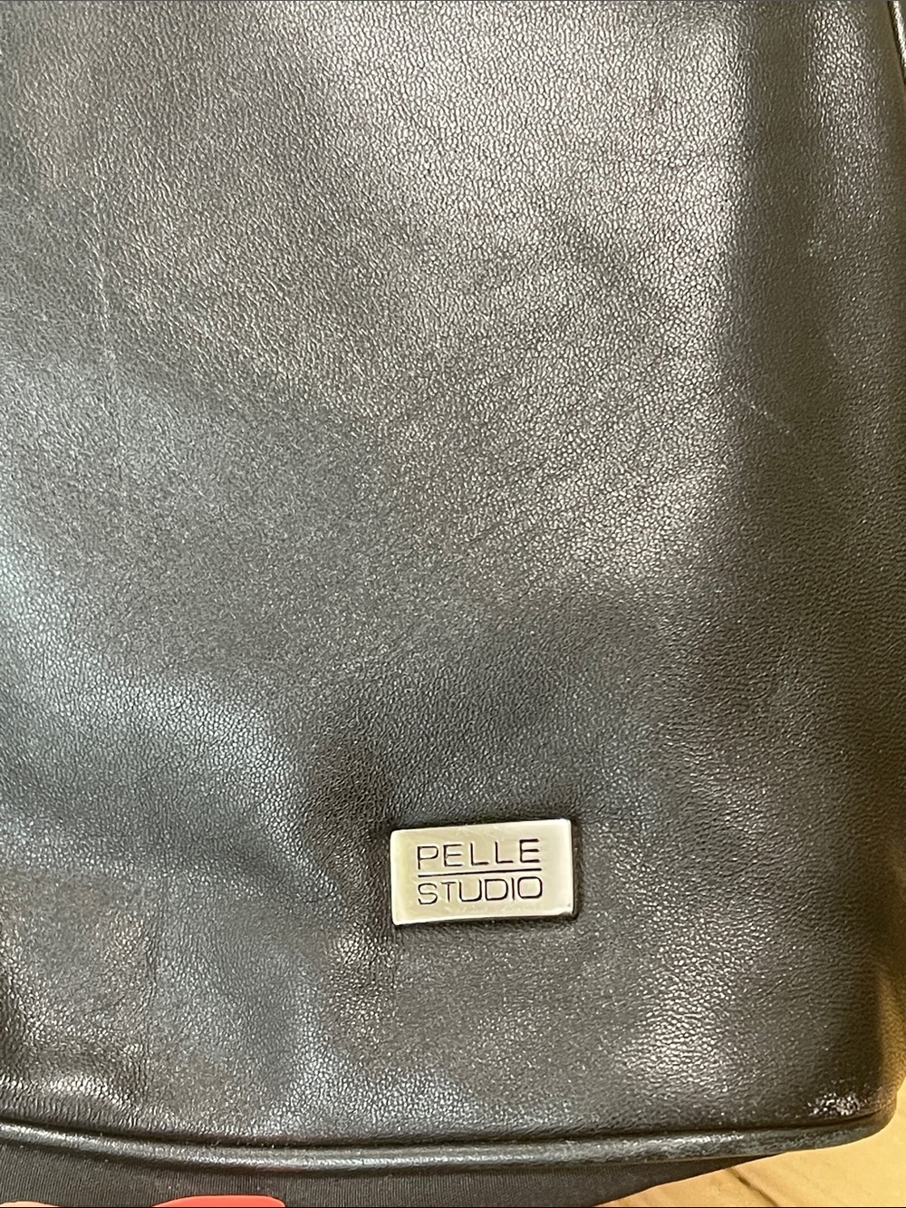Vintage Wilson’s Leather Pelle Studio Black Leather Backpack/Sling Back Y2K - Picture 11 of 15